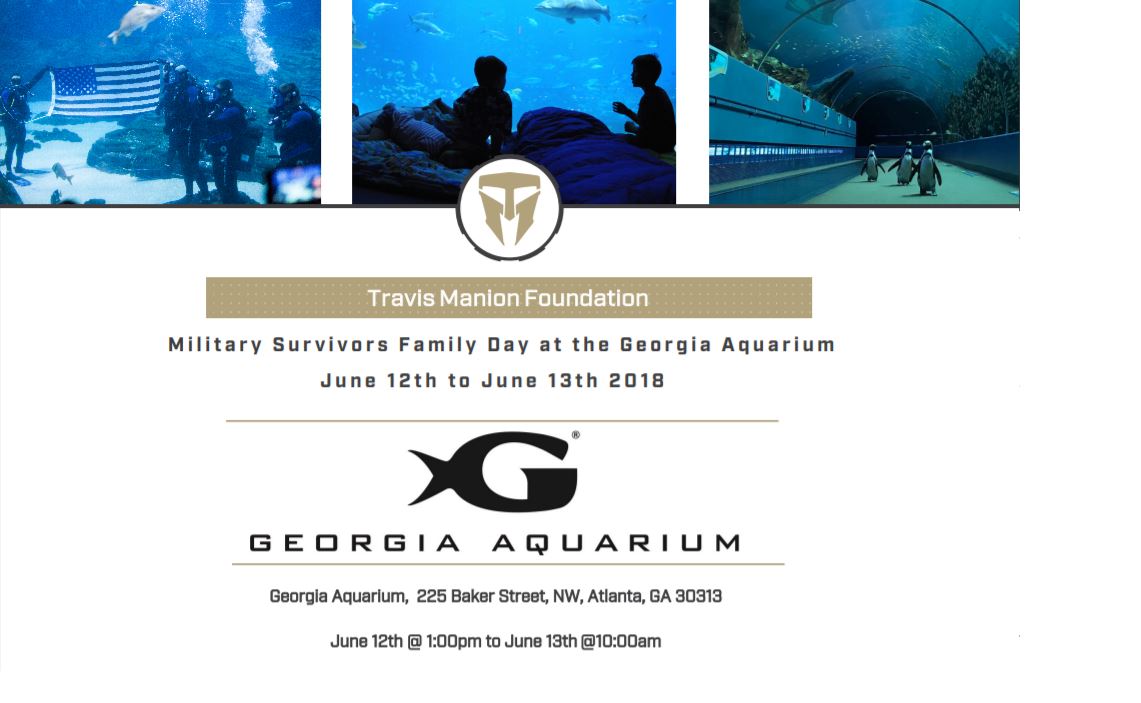 Military Survivors Family Day at Georgia Aquarium