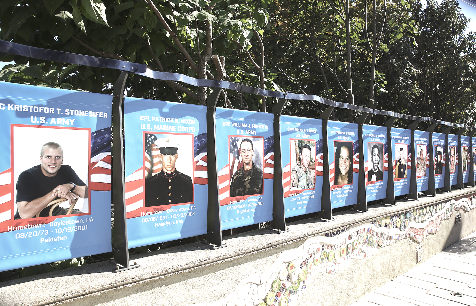 Bucks County Fallen Heroes Banner Dedication