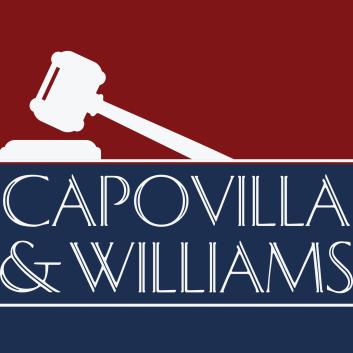 CapovillaWilliams logo stacked white 4