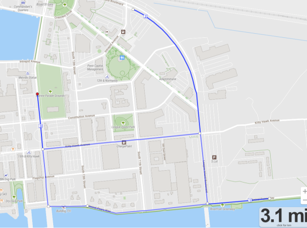 Philadelphia race map