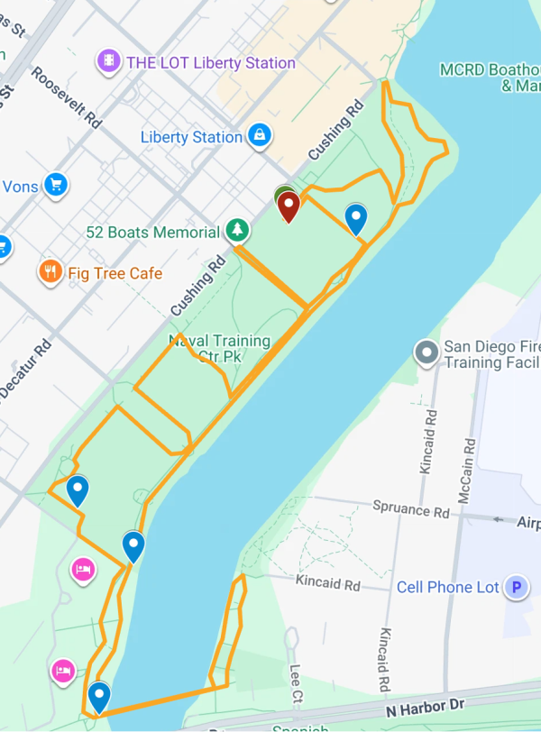 SD Course Route