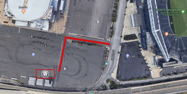 2019 Army Navy Tailgate Map Location2